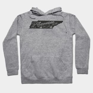 State of Tennessee Graphic Tee Hoodie